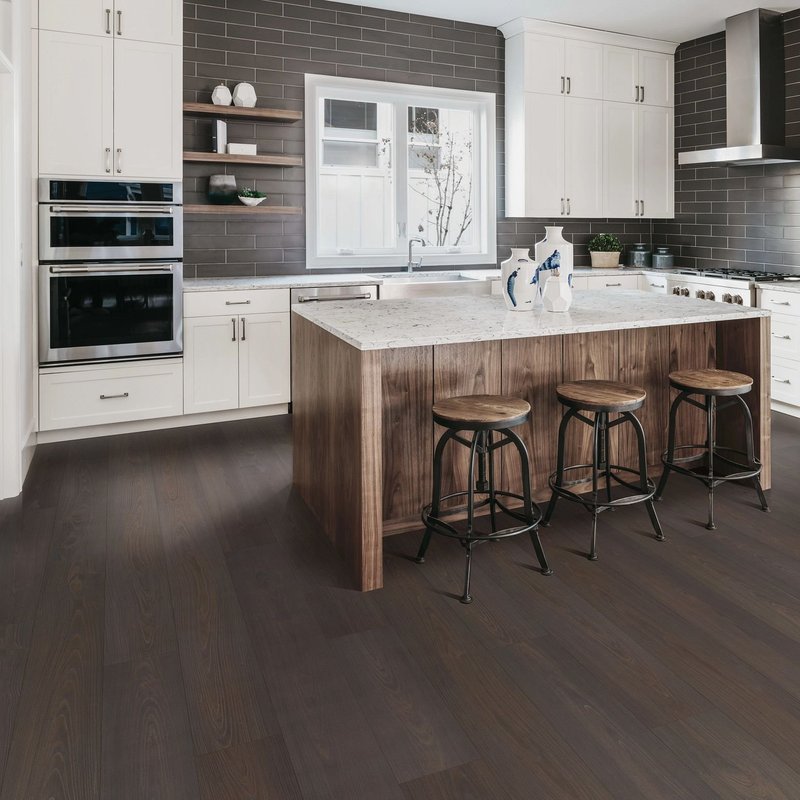 brown hardwood floor by Flooring Connection Outlet in San Antonio, TX