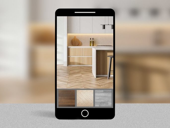 Roomvo App for visualizing floors at home from Flooring Connection Outlet in San Antonio