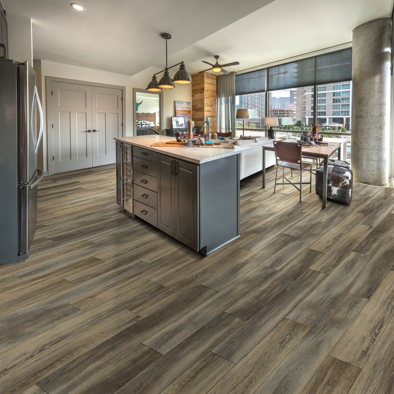brown laminate flooring by Flooring Connection Outlet in San Antonio, TX